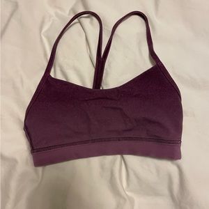 Purple lulu lemon sports bra size 4 - high support